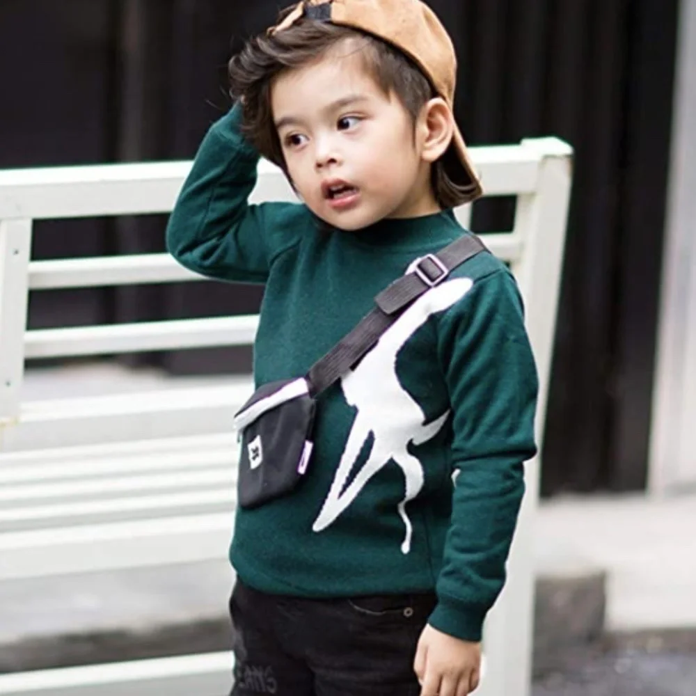 NWT Mini Panda Fleece Lined Toddler Sweater Bambi Size 3T NEW